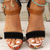 voordelige Vakantiesandalen-Dames boho bloemen wedge sandalen – open teen platform design met verstelbare bandjes voor casual zomeroutfits