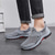 economico Scarpe Casual Slip-On-scarpe sportive slip-on in rete traspirante da uomo: scarpe da ginnastica da corsa leggere e comode per attività all'aperto