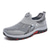 economico Scarpe Casual Slip-On-scarpe sportive slip-on in rete traspirante da uomo: scarpe da ginnastica da corsa leggere e comode per attività all'aperto