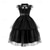 cheap Girls Costumes-Gothic Horror Dark Academia Cosplay Wigs Tulle Dresses Accessories Set Punk &amp; Gothic for Girls' Kid's Carnival Children's Day Masquerade