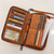 cheap Wallets-Women&#039;s Wallet Mobile Phone Bag PU Leather Outdoor Daily Zipper Large Capacity Lightweight Durable Solid Color Almond Wine Red Black