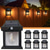 cheap Outdoor Wall Lights-Solar Wall Lanterns Outdoor With 3 Modes Wireless Dusk To Dawn Motion Sensor LED Sconce Lights IP65 Waterproof Exterior Front Porch Security Lamps Wall Mount Patio Fence Decorative