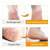 abordables Santé des pieds-2 pièces chaussettes de bateau de soin des pieds protecteur chaussures pédic chaussettes de gel hydratant en silicone neutre intérieur
