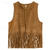 cheap Tops-Retro Vintage 1970s Suede Vest Hippie Tassel Fringe Women&#039;s Carnival Masquerade Party Pride Parade Pride Month Adults&#039; Vest