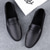 abordables Mocasines casuales-Mocasines blancos de piel sintética para hombre: zapatos de conducción informales sin cordones para uso profesional y de verano.