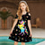 preiswerte 3D Einhorn Kleid-kinderkleidung Mädchen Kleid Graphic Tier Einhorn Kurzarm Outdoor Casual Ausgehöhlt Modisch Kuschelig Täglich Polyester Übers Knie Casual kleid A Linie Kleid Sommer Frühling 3-12 Jahre Mehrfarbig