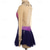 cheap Figure Skating Dresses-Figure Skating Dress Women's Girls' Ice Skating Dress Burgundy Royal Blue Light Purple Thumbhole Open Back Spandex High Elasticity Training Competition Skating Wear Crystal / Rhinestone Long Sleeve