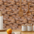 cheap Brick&amp;Stone Wallpaper-Cool Wallpapers 6pcs Cobblestone Wooden Pattern Wall Panels Wall Mural, Stone Peel Stick Wall Tile Sticker, Kitchen Self-adhesive Wall Decor Waterproof, Room Decor, Home Decor 15x30cm(5.9&quot;x11.8&quot;)