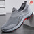 economico Scarpe Casual Slip-On-scarpe sportive slip-on in rete traspirante da uomo: scarpe da ginnastica da corsa leggere e comode per attività all'aperto