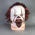 cheap Accessories-It Pennywise Killer Clown Mask Adults&#039; Unisex Horror Scary Costume Halloween Carnival Mardi Gras Easy Carnival Costume