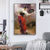 cheap People Paintings-Handpainted Famous Flamenco Dancer Painting Canvas Painting Wall Art Poster for Bedroom Living Room Decor (No Frame)