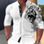 cheap Men&#039;s Printed Shirts-Men&#039;s Shirt Animal Tiger GraphicStand Collar White Pink Blue Green Khaki Outdoor Street Long Sleeve Print Clothing Apparel Fashion Streetwear Designer Casual