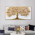 cheap Floral/Botanical Paintings-Mintura Handmade Golden Tree Landscape Oil Paintings On Canvas Wall Art Decoration Modern Abstract Pictures For Home Decor Rolled Frameless Unstretched Painting