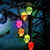 cheap Hallowen Prop Lighting-Skull Head Solar Wind Chime Halloween Decoration Lights 6 LED String Lights Outdoor Decorations Hanging Garden Lights Color Changing Decor LED Wind Chimes, Theme Parties Haunted Party Garden Yard Outdoor Bar Hallowmas Decorations