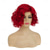 cheap Costume Wigs-Short Curly Red Wigs for Women Synthetic Natural Wavy Red Costume Cosplay Party Wig with Wig Cap Carnival Wigs