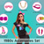 abordables Conjuntos-Retro Antiguo Disco Años 80 Accesorios Camiseta con hombros descubiertos me encantan los 80 Disfraz Mujer Mascarada Fiesta / Noche Desfile del orgullo Mes del Orgullo Adulto Disfraz