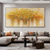 cheap Floral/Botanical Paintings-Handmade Oil Painting Canvas Wall Art Decor Original Golden tree texture trees in full  for Home Decor With Stretched FrameWithout Inner Frame Painting