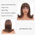 cheap Historical Wigs-Brown Highlight 60s Beehive Wigs for Women Pinup Pelucas 50s Synthetic Hair Wig for Women Ladies Daily Used Costume Cosplay Fancy Dress 1960s Retro Wigs Halloween Wigs