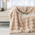 tanie dom-Super miękki koc ze sztucznego futra królewski luksusowy przytulny pluszowy koc na kanapę rozkładane krzesło, dwustronny fuzzy aksamitny koc ze sztucznego futra