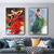cheap People Paintings-Handpainted Famous Flamenco Dancer Painting Canvas Painting Wall Art Poster for Bedroom Living Room Decor (No Frame)