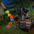 cheap Halloween Lights-Halloween Lights Solar Wind Chimes Color Changing Jack O Lantern Outdoor Halloween Decorations With 6 Pumpkin Lights, Waterproof Thanksgiving Fall Decor for Tree Door Window Party Yard Decoration