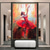 abordables Peintures portraits-fait à la main peint à la main ballerine peinture à l&#039;huile commission originale peinture ballet art mural vertical belle image rouge mur art chambre décor