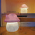 cheap Decorative Lights-Mushroom Night Light Tabletop Decoration Table Lamp Kawai Mini LED Atmosphere Night Light For Bedroom Nursery Bedside Home Room Decor Novelty Luminous Toy Gifts