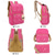 cheap Kids &amp; Teen Backpacks-4-Piece Starry Backpack Set for Girls - Includes Backpack, Shoulder Bag, Purse, and Pencil Case - Available in Pink, Purple, Blue, and Black
