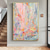 cheap Abstract Paintings-Handmade Oil Painting Canvas Wall Art Decor Original Textured Floral Painting for Home Decor With Stretched Frame/Without Inner Frame Painting