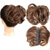 cheap Chignons-Messy Curly Wavy Hair Bun Claw Clip In Tousled Updo Hair Extensions Curly Wavy Synthetic Hair Bun Scrunchie Hair Piece