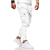 cheap Cargo Pants-Men&#039;s Cargo Pants Trousers Elastic Waist Elastic Cuff Plain Comfort Breathable Daily Sports Black White