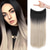 cheap Clip in Extensions-Invisible Wire Hair Extensions with Transparent Headband Adjustable Size Removable Secure Clips in Straight Secret Hairpiece for Women