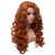cheap Historical Wigs-Long Fox Red Hair Curly Wavy Full Head Halloween Wigs for Women Cosplay Costume Party Hairpiece