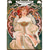 cheap People Prints-People Wall Art Canvas Vintage Art Nouveau Alphonse Mucha Prints and Posters Abstract Portrait Pictures Decorative Fabric Painting For Living Room Pictures No Frame