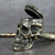 cheap Halloween Hanging &amp; Tabletop Decorations-Halloween Human Skull smoking pipe, creative handmade smoking set, custom bronze miniature Skull, unique gift for smoker, handcasted Halloween decor Halloween Skeleton Decoration