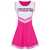 cheap Women&#039;s Costumes-Cheerleader Carnival Costume Cosplay Costume Party Costume Masquerade Adults&#039; Women&#039;s Outfits Performance Party Halloween Masquerade Mardi Gras Easy Carnival Costume
