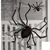 cheap Halloween Outdoor Decor-Halloween Decoration Spider, Outdoor Halloween Spider Decorations, Black Soft Hairy Scary Spider Realistic Large Spider Props for Home, Yard, Party Creepy Halloween Decor