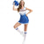 cheap Women&#039;s Costumes-Cheerleader Carnival Costume Cosplay Costume Party Costume Masquerade Adults&#039; Women&#039;s Outfits Performance Party Halloween Masquerade Mardi Gras Easy Carnival Costume