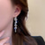 cheap Earrings-Women&#039;s Drop Earrings Fine Jewelry Tassel Fringe Precious Stylish Luxury Earrings Jewelry Silver For Wedding Party 1 Pair