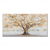 cheap Floral/Botanical Paintings-Mintura Handmade Golden Tree Landscape Oil Paintings On Canvas Wall Art Decoration Modern Abstract Pictures For Home Decor Rolled Frameless Unstretched Painting