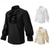 abordables Hauts-Rétro Vintage Punk &amp; Gothique Médiéval Chemise Manches Evasées Prince Chevalier Gentleman Étranger Noble Broderie Volanté Couleur Unie Déguisement Homme Pirate Fantaisie Royal Halloween Carnaval