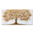 cheap Floral/Botanical Paintings-Mintura Handmade Golden Tree Landscape Oil Paintings On Canvas Wall Art Decoration Modern Abstract Pictures For Home Decor Rolled Frameless Unstretched Painting