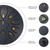 preiswerte Musikinstrumente-6 Zoll 11 Töne Stahlzungentrommel Mini-Musiktrommeln Handpan Anfänger ätherische Trommel für Kinder Musikinstrumente Tambor Geschenke