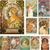 cheap People Prints-People Wall Art Canvas Vintage Art Nouveau Alphonse Mucha Prints and Posters Abstract Portrait Pictures Decorative Fabric Painting For Living Room Pictures No Frame