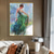 cheap People Paintings-Handpainted Famous Flamenco Dancer Painting Canvas Painting Wall Art Poster for Bedroom Living Room Decor (No Frame)