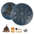preiswerte Musikinstrumente-6 Zoll 11 Töne Stahlzungentrommel Mini-Musiktrommeln Handpan Anfänger ätherische Trommel für Kinder Musikinstrumente Tambor Geschenke