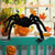 cheap Halloween Outdoor Decor-Halloween Decoration Spider, Outdoor Halloween Spider Decorations, Black Soft Hairy Scary Spider Realistic Large Spider Props for Home, Yard, Party Creepy Halloween Decor