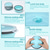 cheap Kitchen Storage-Collapsible Food Storage Containers with Lids, Silicone Round Collapsible Bowls Collapsible Kitchen Items for Camping Hiking Microwave Dishwasher Freezer
