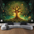 cheap Tree of Life Tapestry-Boho Hanging Tapestry Wall Art Tree of Life Large Tapestry Mural Decor Photograph Backdrop Blanket Curtain Home Bedroom Living Room Decoration