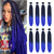 cheap Crochet Hair-8 Pack Ombre Braiding Hair Pre Stretched - 26 100G/Pack Premium Kanekalon Pre Stretched Braiding Hair Extensions Professional Itch Free Hot Water Setting Perm Yaki Texture Prestretched Hair